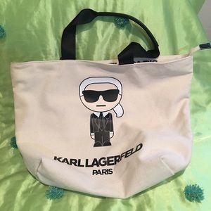 Karl Lagerfield tote bag